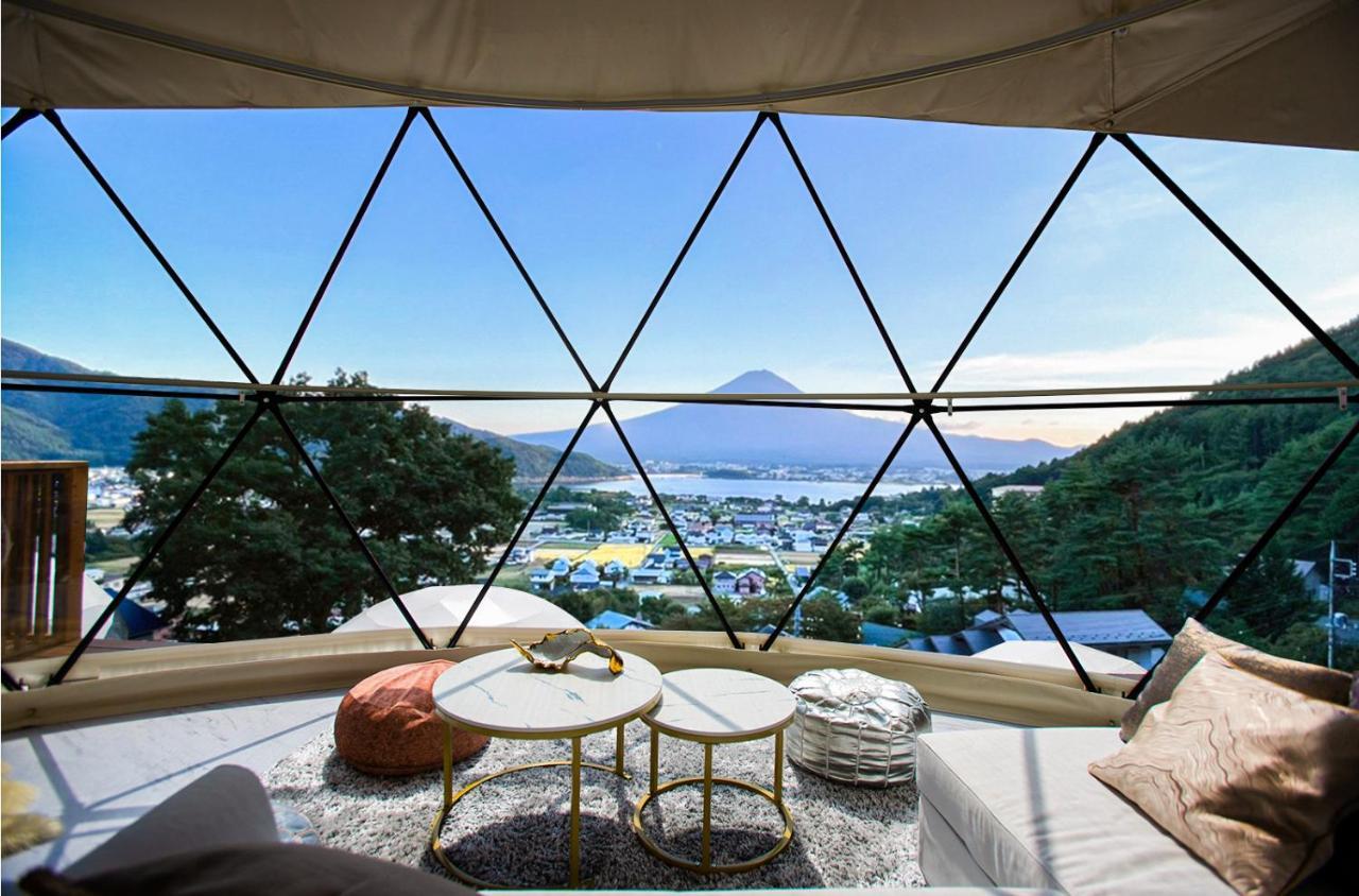Mt.Fujiグランピングテラス　嶺乃華 Hotel Fujikawaguchiko Eksteriør billede