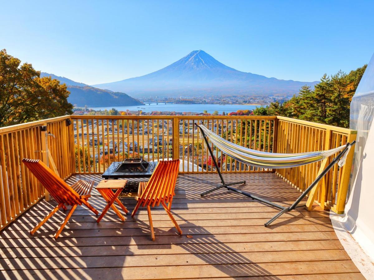 Mt.Fujiグランピングテラス　嶺乃華 Hotel Fujikawaguchiko Eksteriør billede